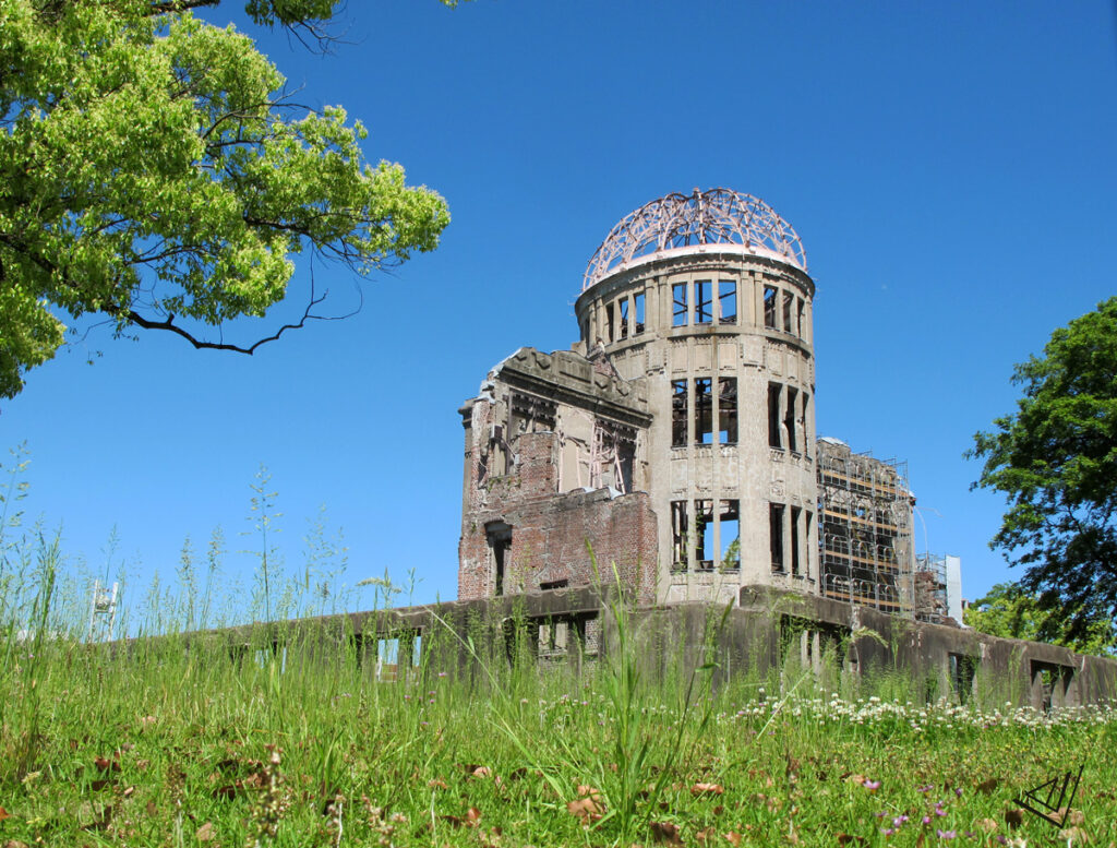 Ruins of the Bomb-A Dome building, in Hiroshima, Japan