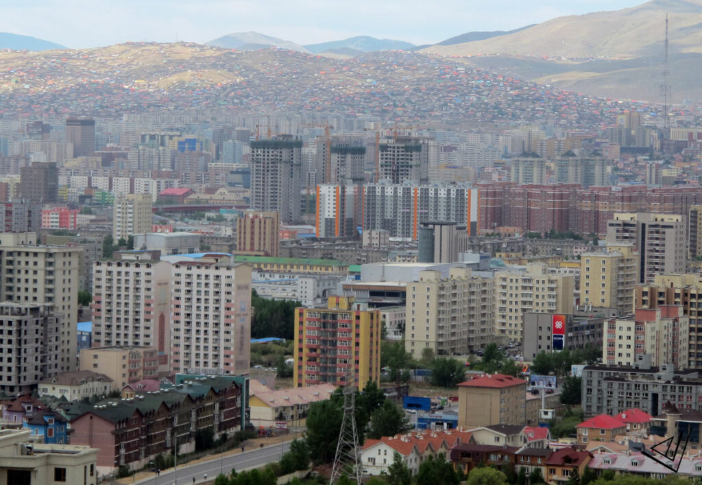 view of Ulaanbaatar city buildings