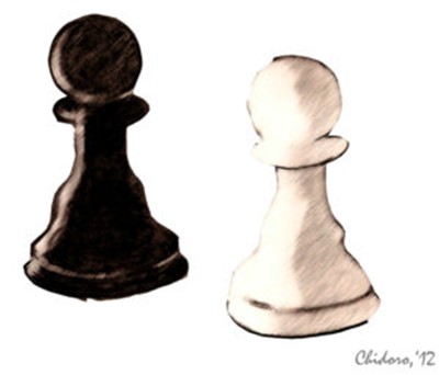 Pawns Chidoro 12 drawing of chess pawns
